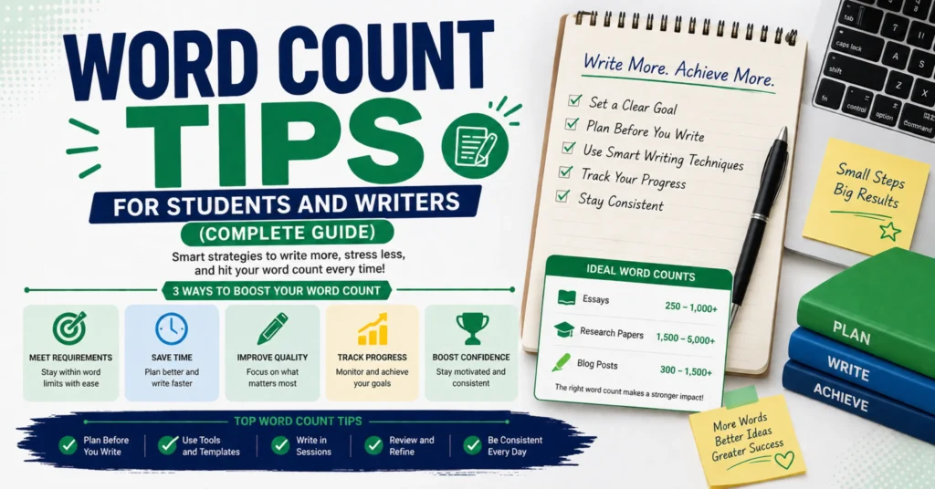 word count tips for students and writers