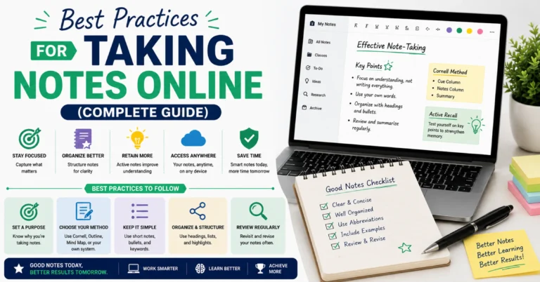 Best Practices for Taking Notes Online (Complete Guide)