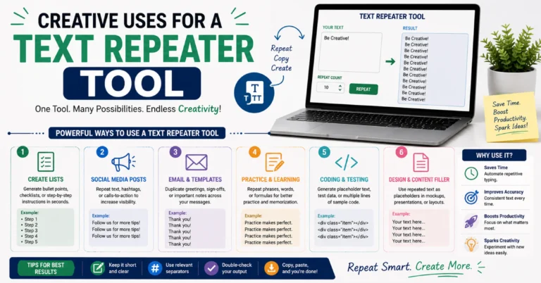 Creative Uses for a Text Repeater Tool