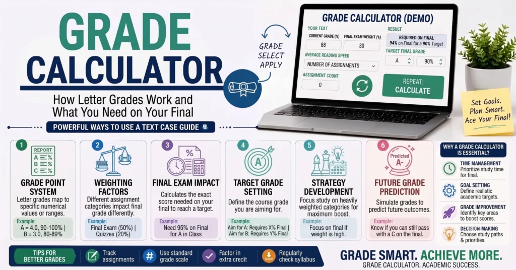 grade calculator how letter grades work