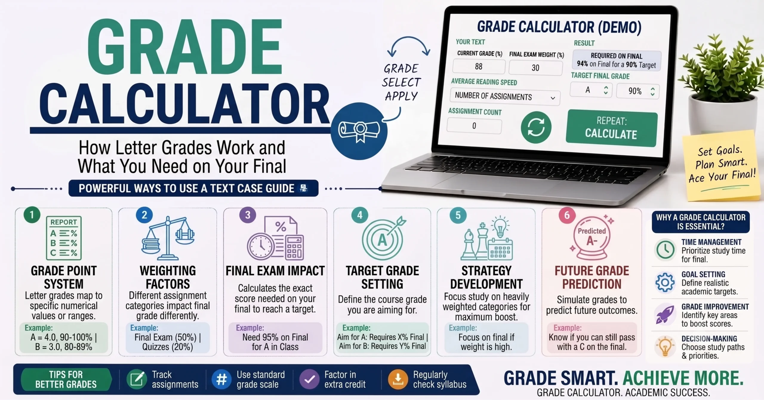 grade calculator how letter grades work