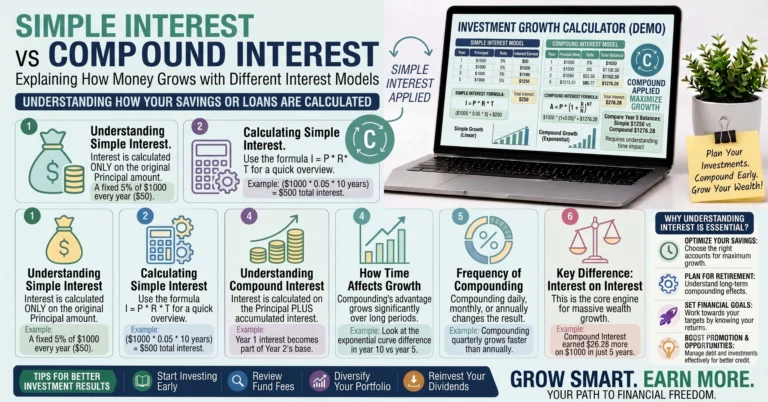 Simple Interest vs Compound Interest Explained