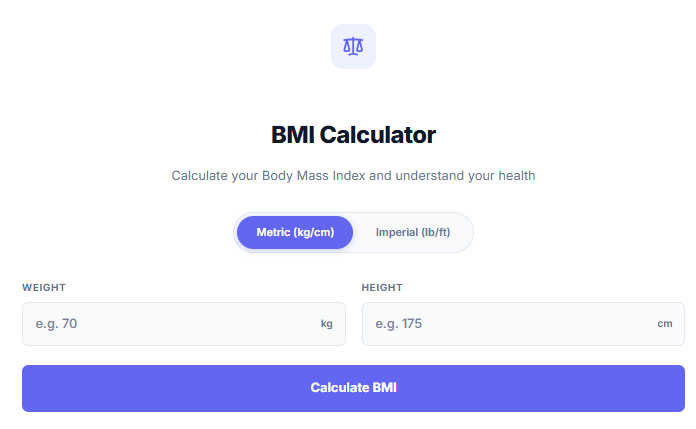 BMI Calculator