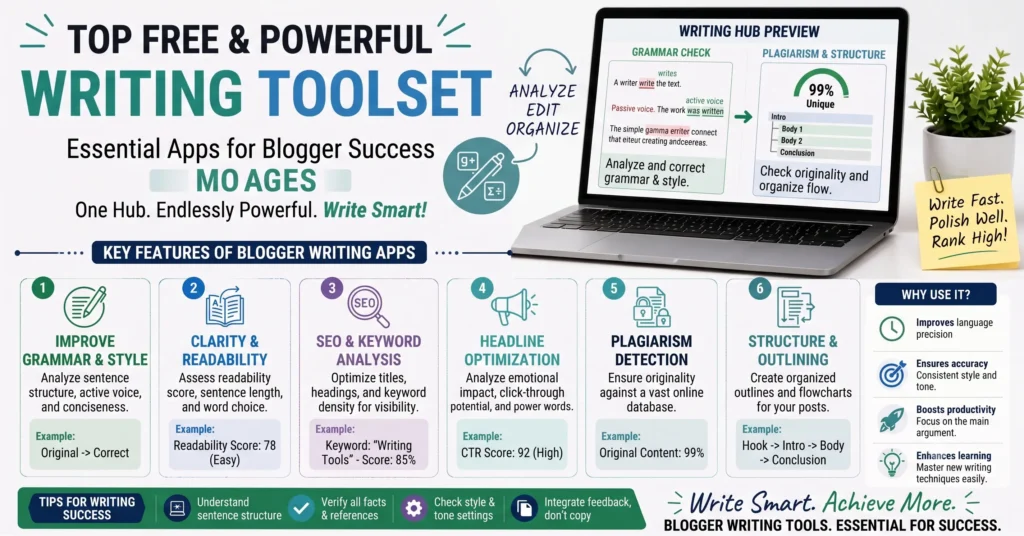 essential free writing tools for bloggers
