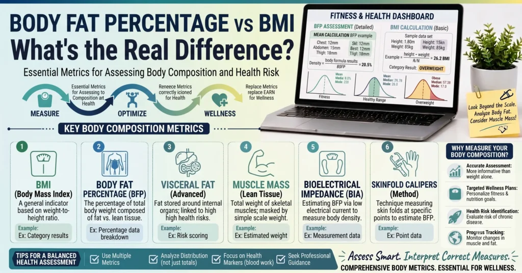 Body Fat Percentage vs. BMI: What’s the Real Difference?