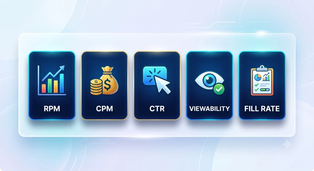 5 AdSense publisher metrics overview